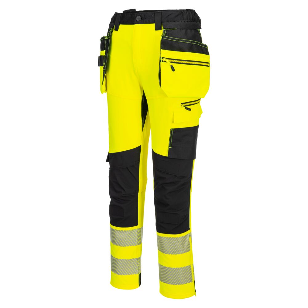 DX454 - DX4 Hi-Vis Hantverksbyxor med avtagbara